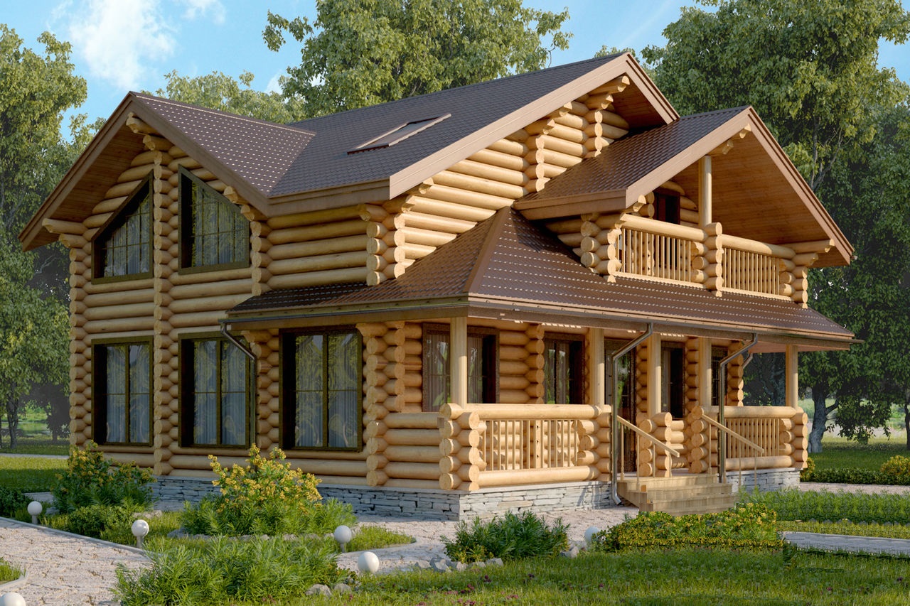 Дом из бревна VZ-127